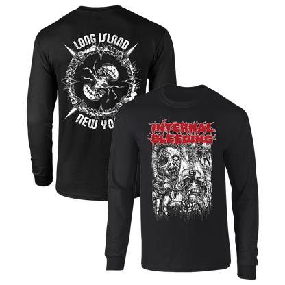 Internal Bleeding - Faceripper Longsleeve - Black