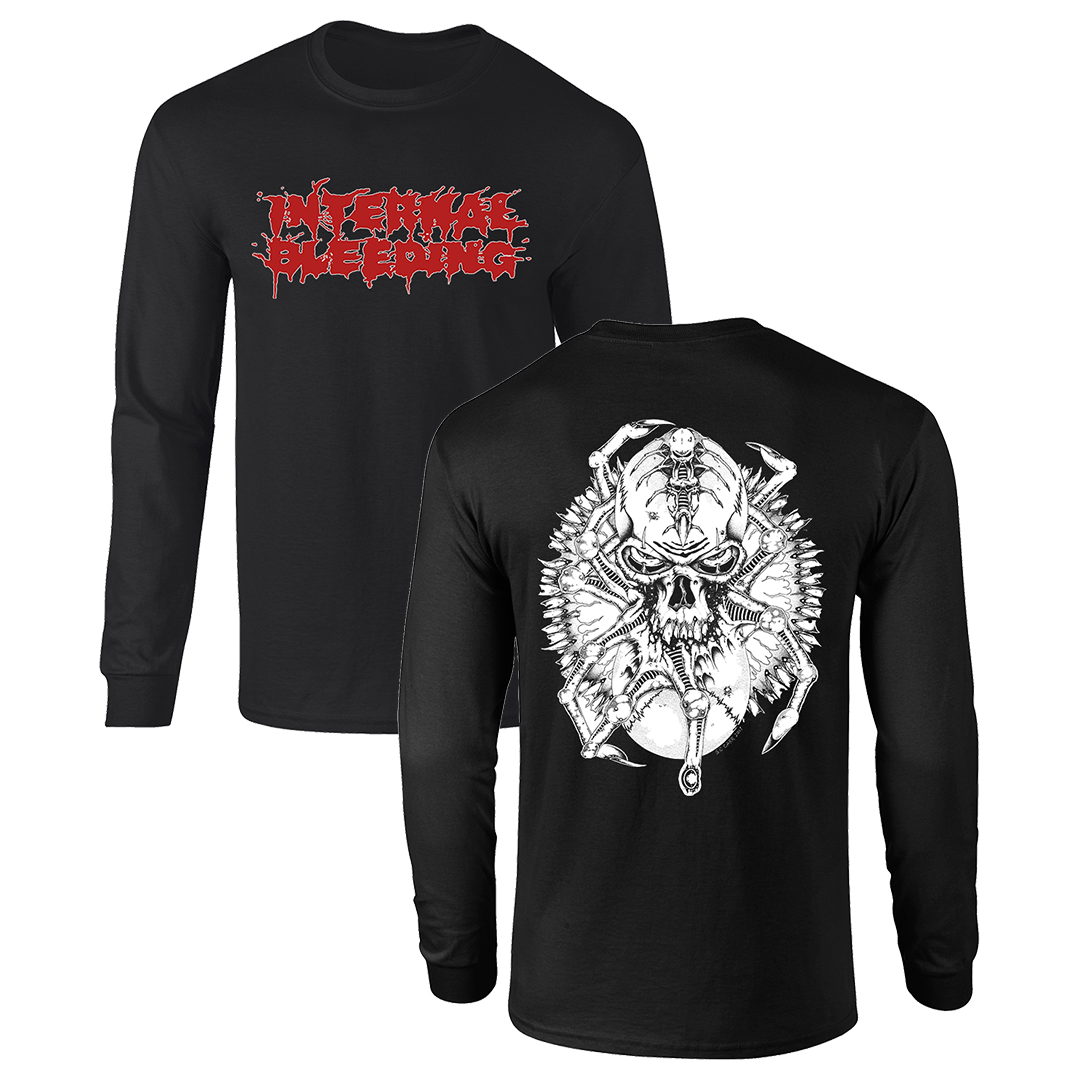 Internal Bleeding - Splatter Longsleeve - Black