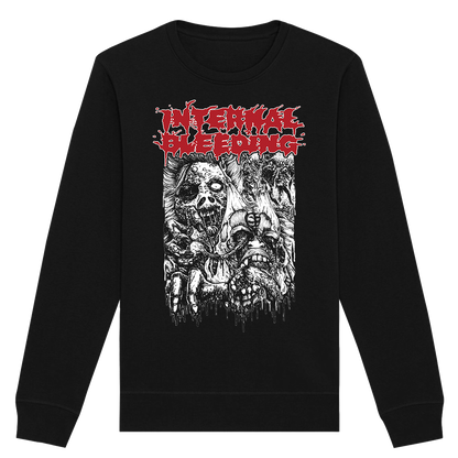 Internal Bleeding - Faceripper Crewneck Sweatshirt - Black