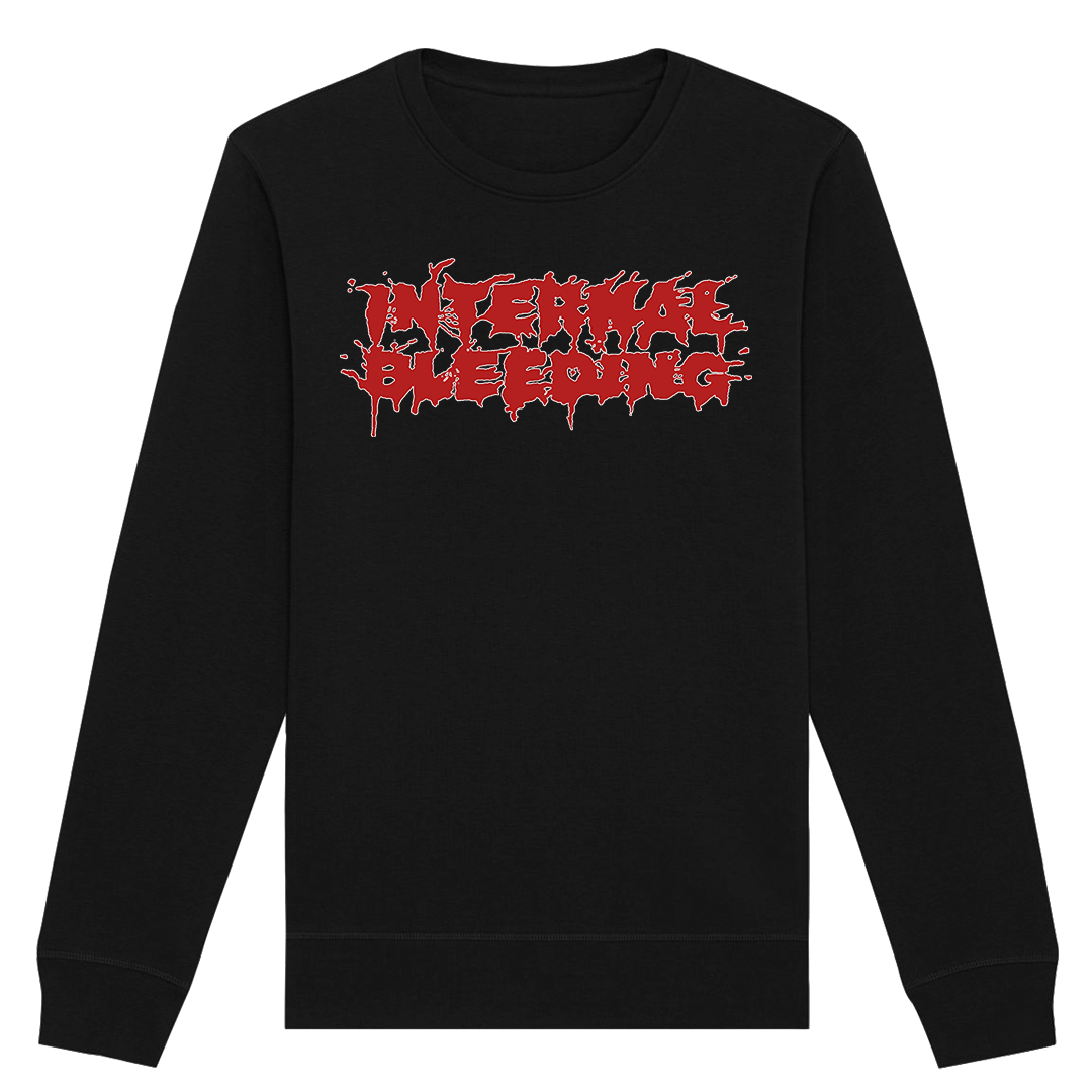 Internal Bleeding - Splatter Crewneck Sweatshirt - Black