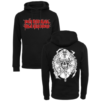 Internal Bleeding - Splatter Pullover Hoodie - Black