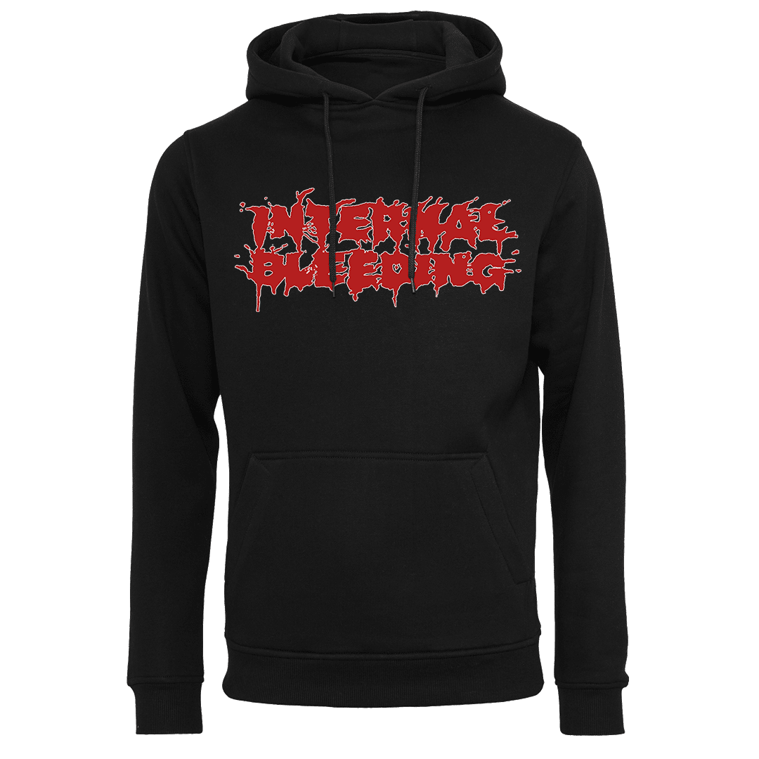 Internal Bleeding - Splatter Pullover Hoodie - Black