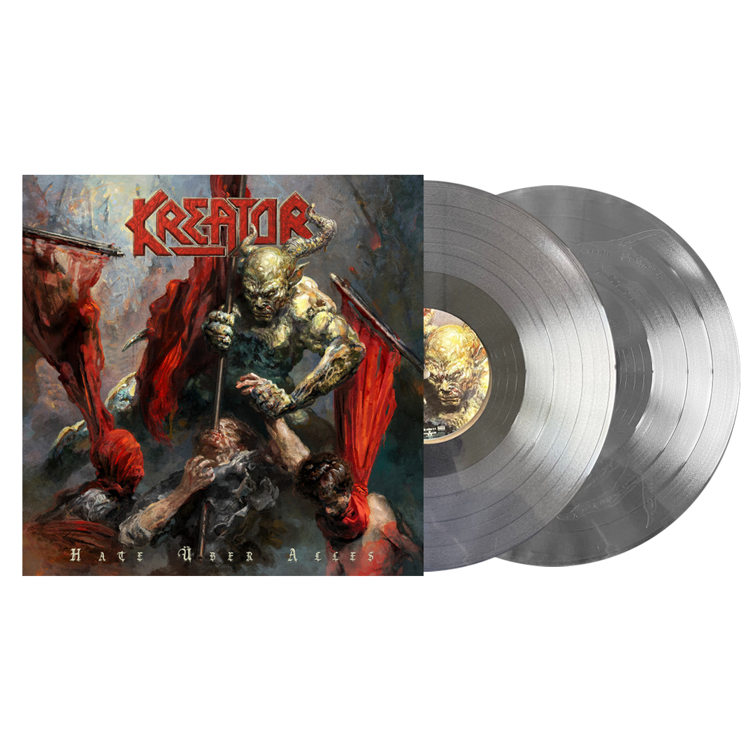 Kreator - Hate Über Alles Vinyl LP - Transparent Crystal Clear