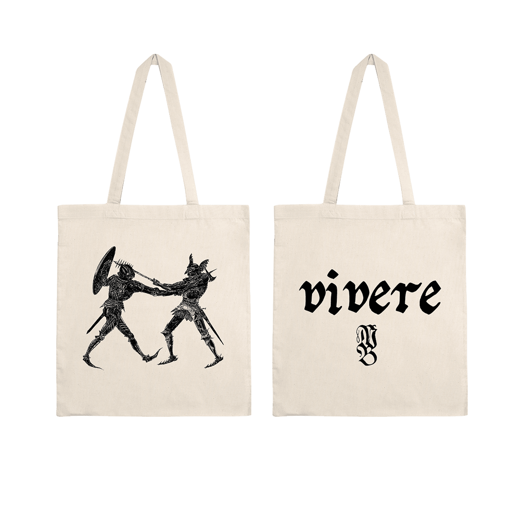 Mystic Barbarism - Vivere Double Sided Tote Bag - Natural