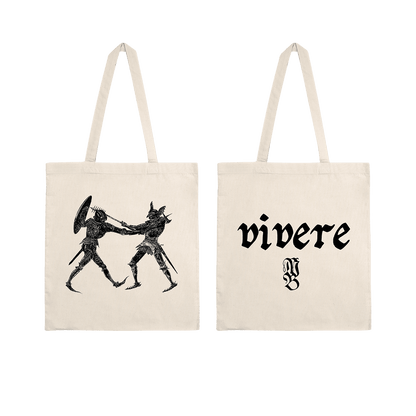 Mystic Barbarism - Vivere Double Sided Tote Bag - Natural