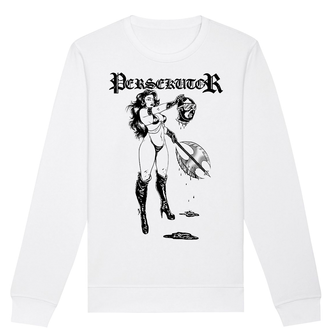 Persekutor - Beheaded Crewneck Sweatshirt - White