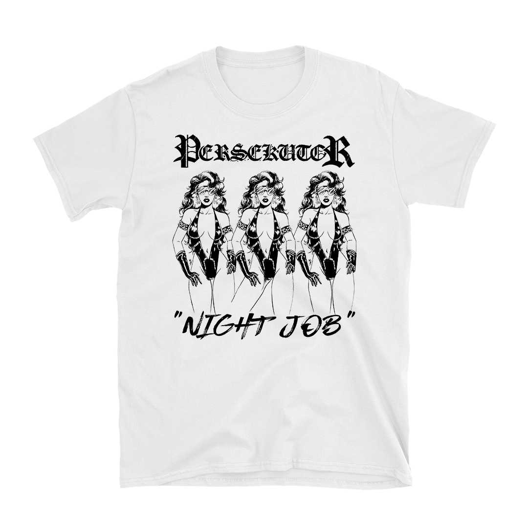 Persekutor - Night Job T-Shirt - White