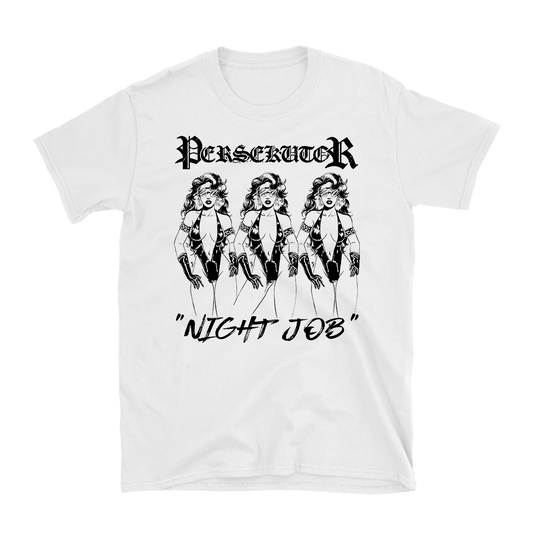 Persekutor - Night Job T-Shirt - White