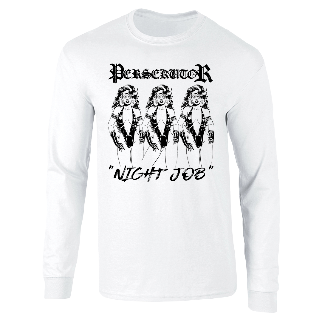 Persekutor - Night Job Longsleeve - White