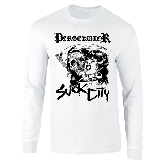 Persekutor - Suck City Longsleeve - White