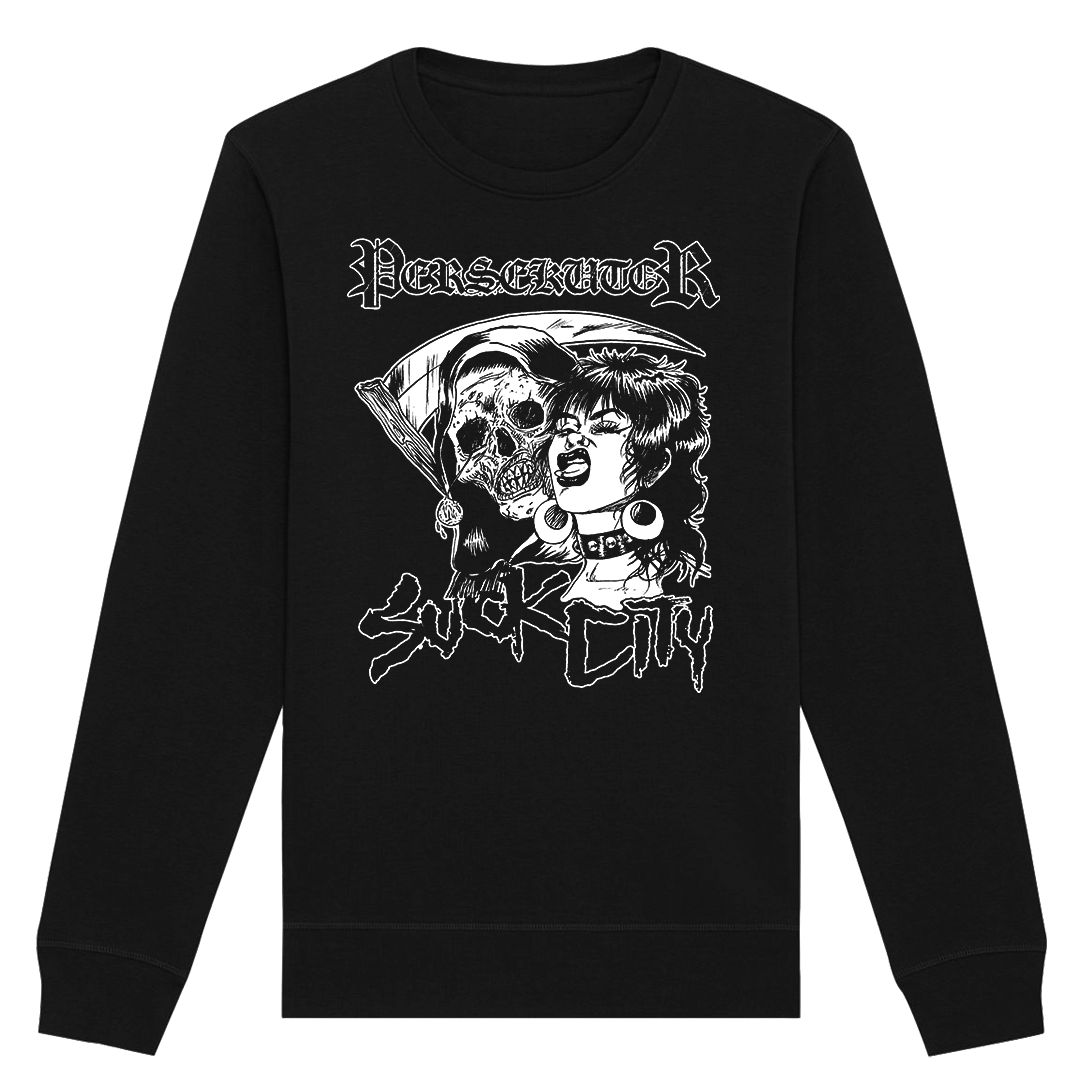 Persekutor - Suck City Crewneck Sweatshirt - Black