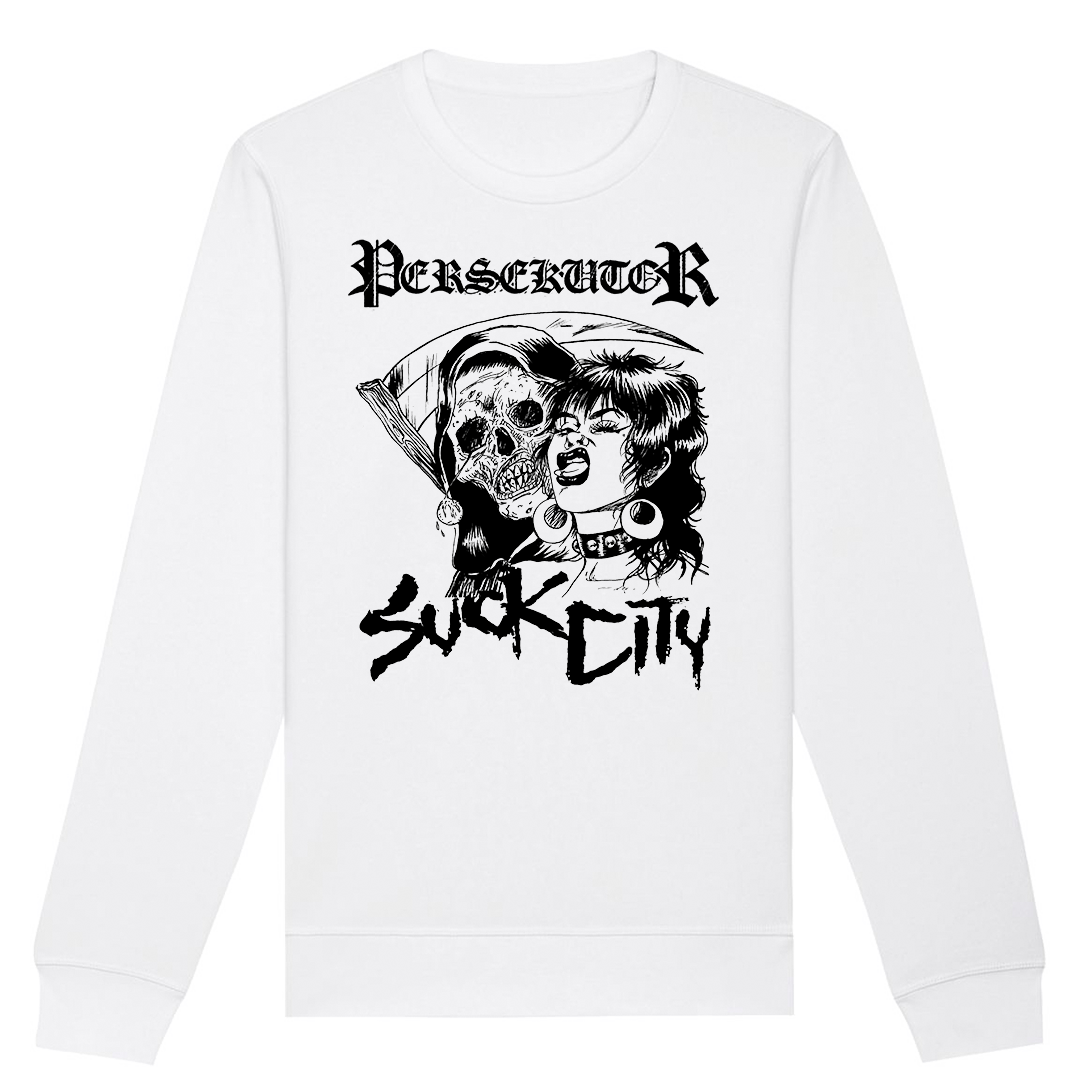 Persekutor - Suck City Crewneck Sweatshirt - White