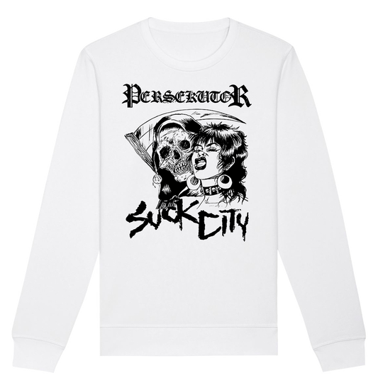 Persekutor - Suck City Crewneck Sweatshirt - White