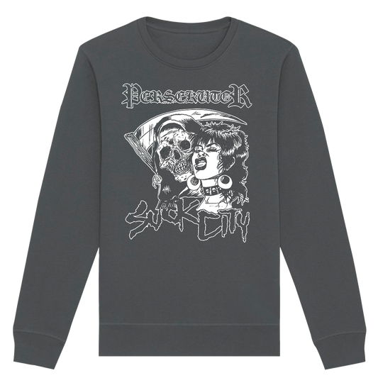 Persekutor - Suck City Crewneck Sweatshirt - Charcoal