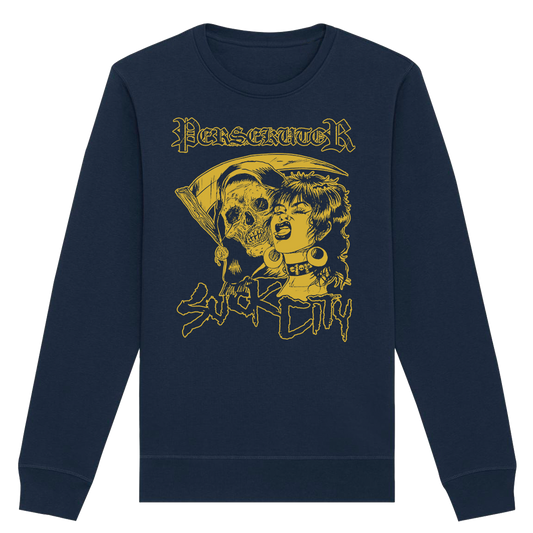 Persekutor - Suck City Gold Crewneck Sweatshirt - Navy