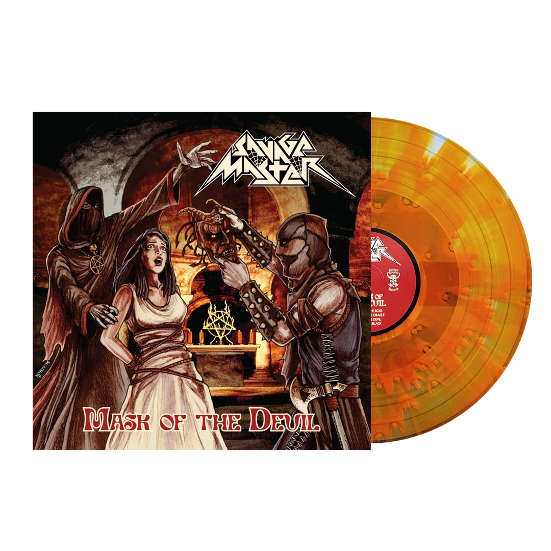 Savage Master - Mask of the Devil Vinyl LP - Oracle Orange