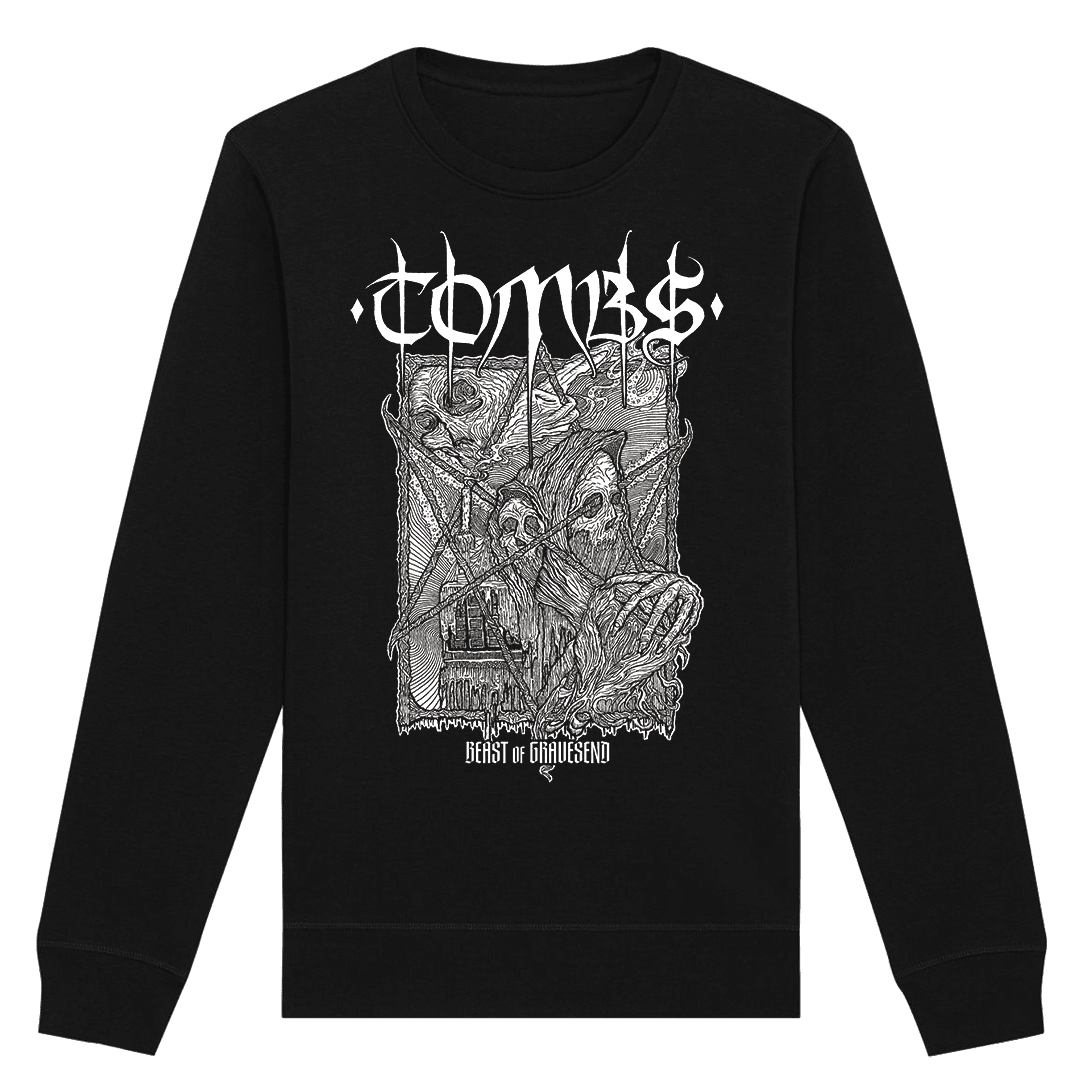 Tombs - Beast of Gravesend Crewneck Sweatshirt - Black