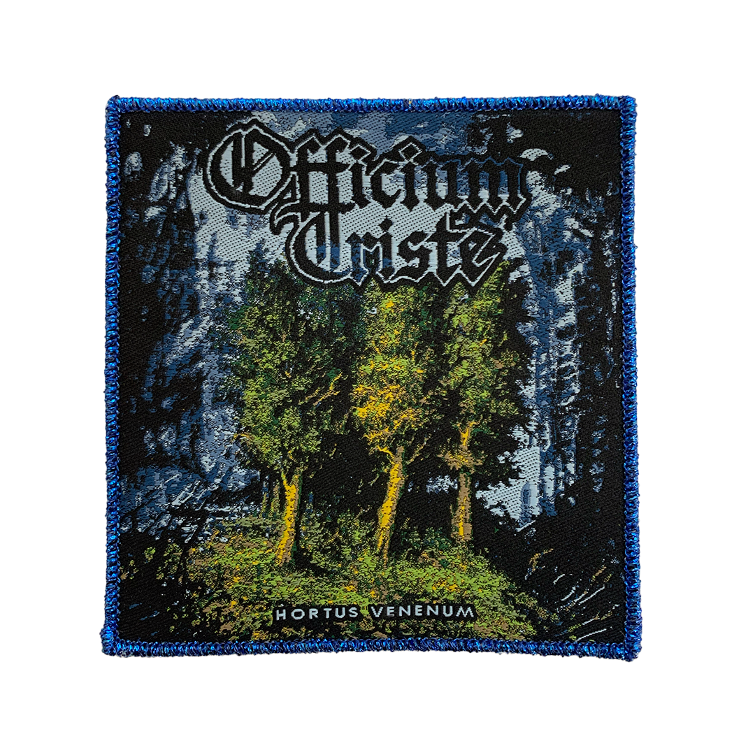 Officium Triste - Hortus Venenum Patch (Blue Border)
