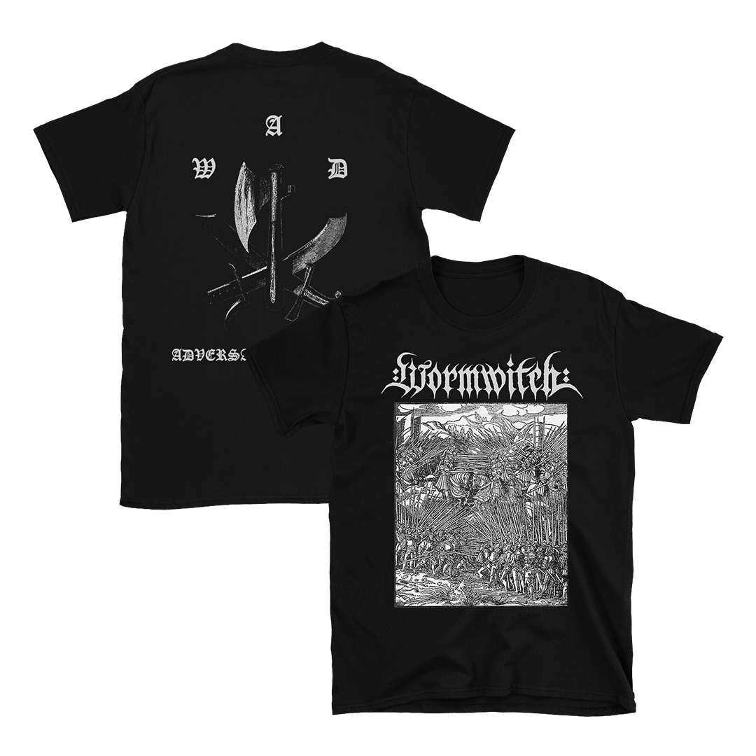 Wormwitch - Adversary In Flames T-Shirt - Black