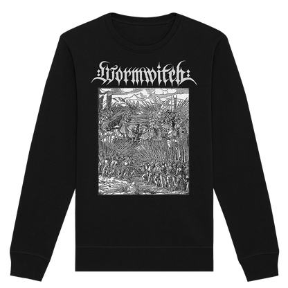 Wormwitch - Adversary In Flames Crewneck Sweatshirt - Black