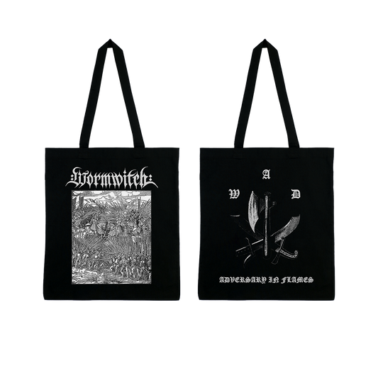 Wormwitch - Adversary In Flames Tote Bag - Black