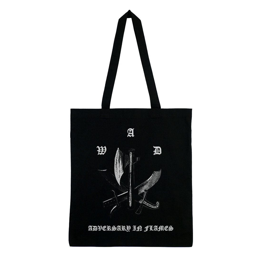 Wormwitch - Adversary In Flames Tote Bag - Black