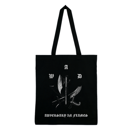 Wormwitch - Adversary In Flames Tote Bag - Black