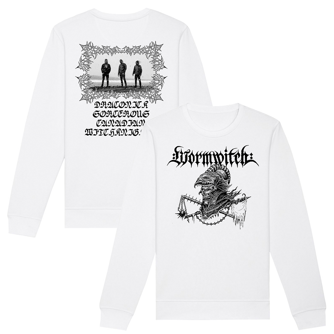 Wormwitch - Witch Knights Crewneck Sweatshirt - White