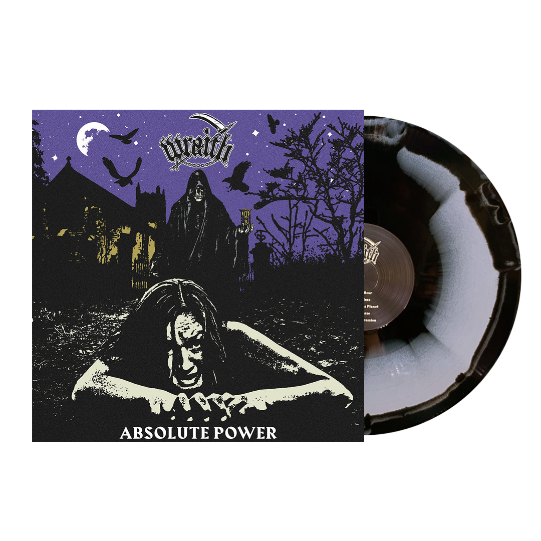 Wraith - Absolute Power Vinyl LP - Black & Grey